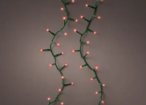 1000 Led Red Compact Twinkle Christmas Lights