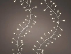 960 Micro Led Compact Twinkle Christmas Lights Warm White Silver Wire