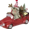 32Cm Led Moose In A Car