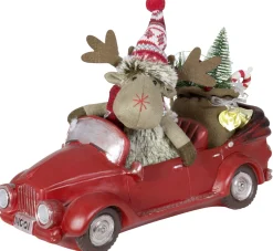 32Cm Led Moose In A Car