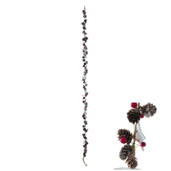 150Cm Pinecone Garland With Led