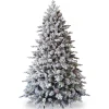 7.5Ft Feel Real Snowy Waterford Pine Artificial Christmas Tree