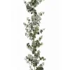 6Ft Snowy Spiral Eucalyptus Christmas Garland