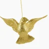 Gold Glitter Acrylic Dove