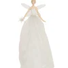 Iridescent Glitter Fabric And Resin Tree Top Fairy – Large