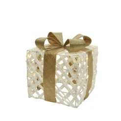 Led Gold Ribbon Gift Box Set