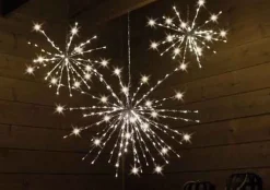 Polestar Silver Flashing Led Christmas Light 45Cm
