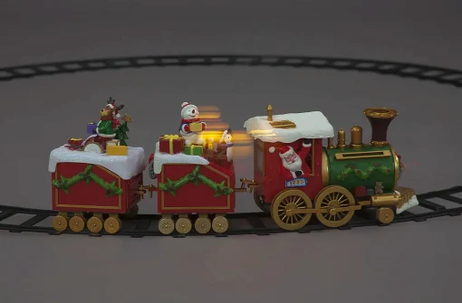 Timstor Led Moving Train Set – Multicolour – Battery Operated